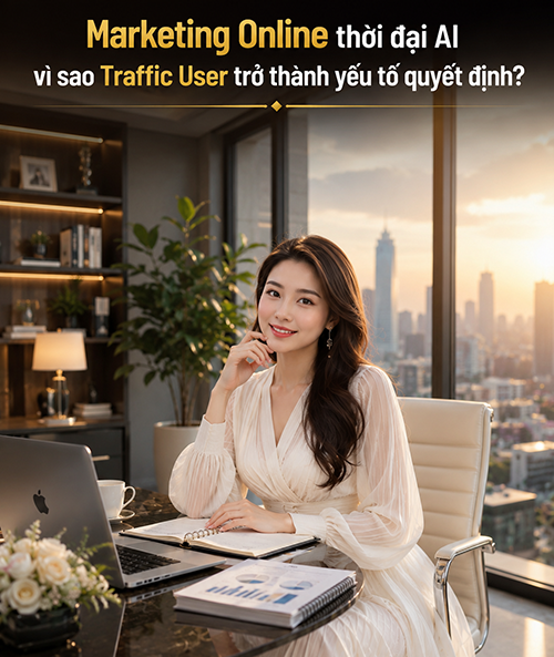 Marketing Online thời đại AI vì sao Traffic User trở thành yếu tố quyết định?